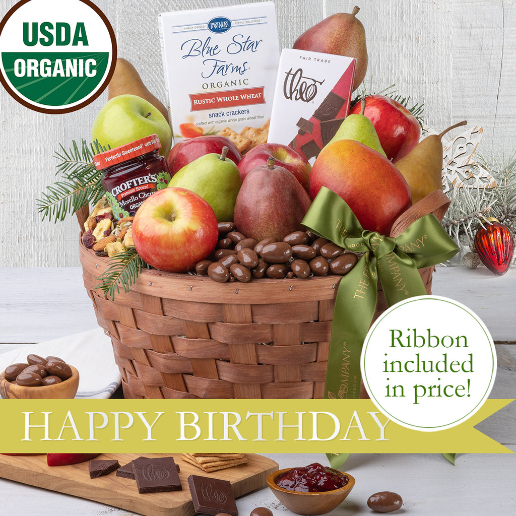 Organic Happy Birthday Jubilee Basket