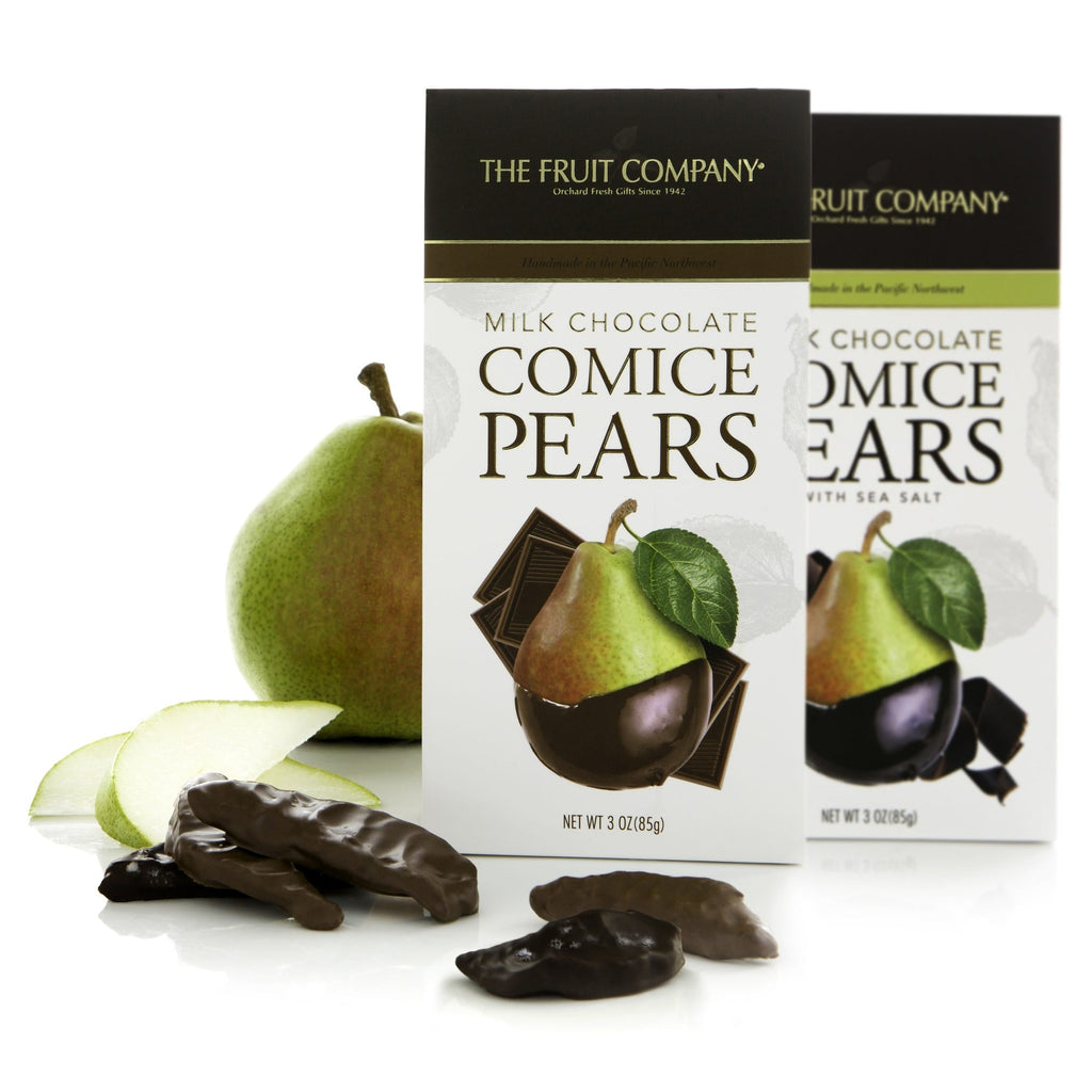 Chocolate Covered Comice Pear Duo